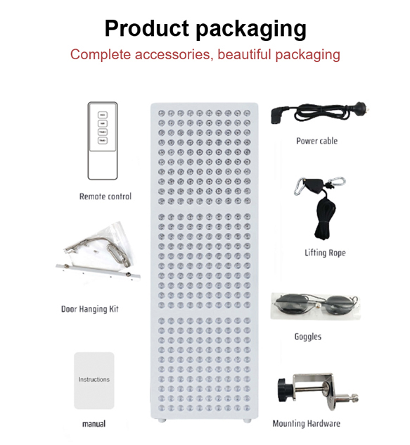 300pcs Red Light Panel25