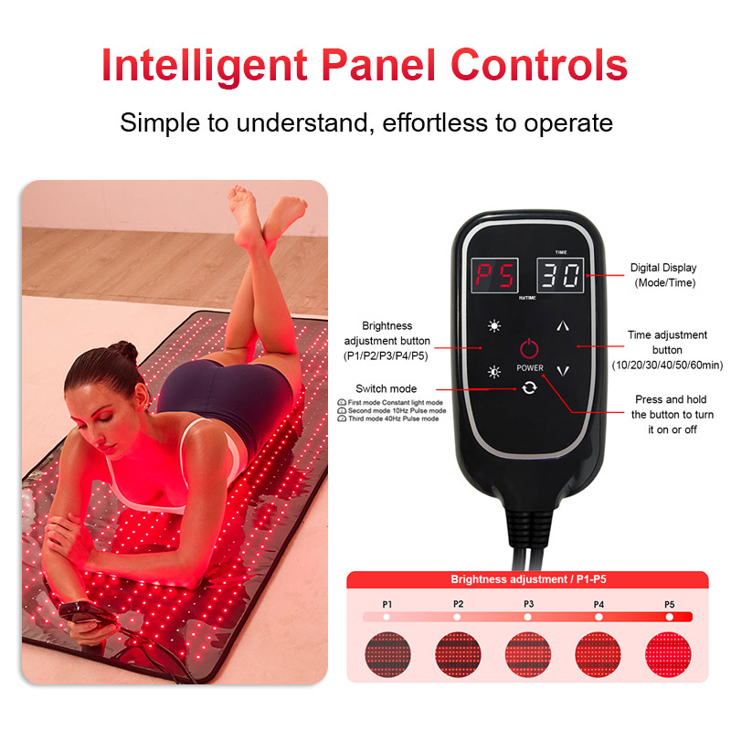 LED Red Light Therapy Mat for Full Body 12