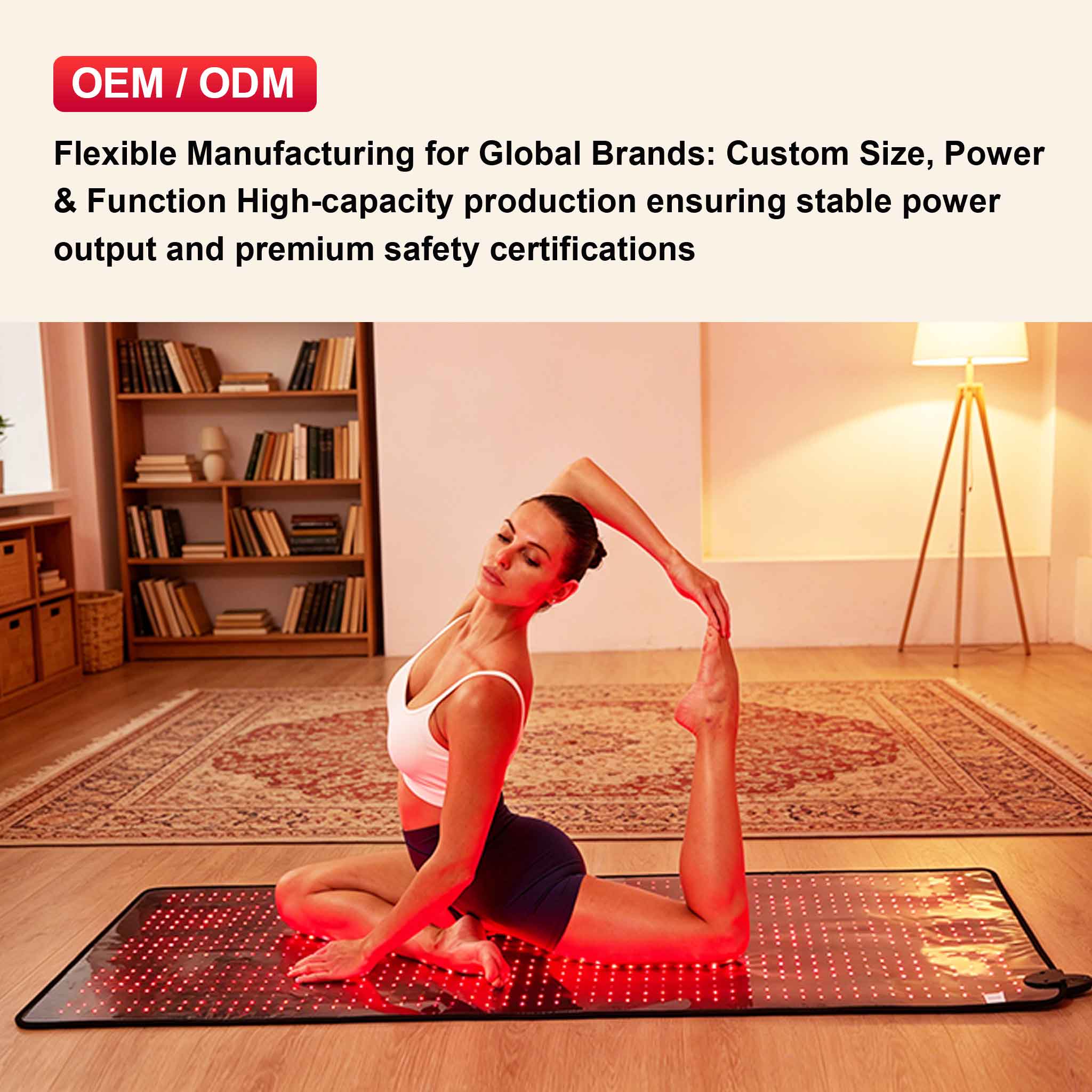 LED Red Light Therapy Mat for Full Body 2