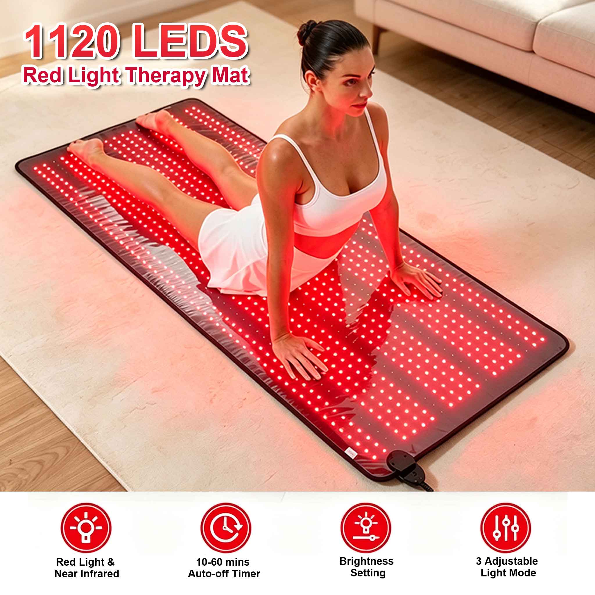 LED Red Light Therapy Mat for Full Body 6