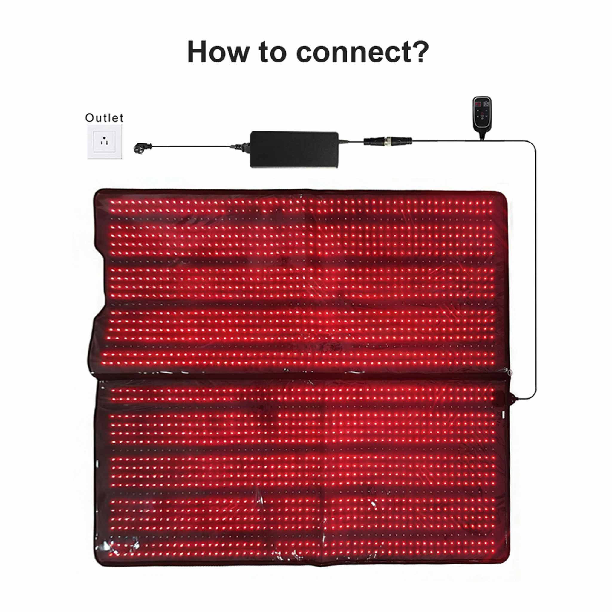 Red Light Blanket With Zipper Design14