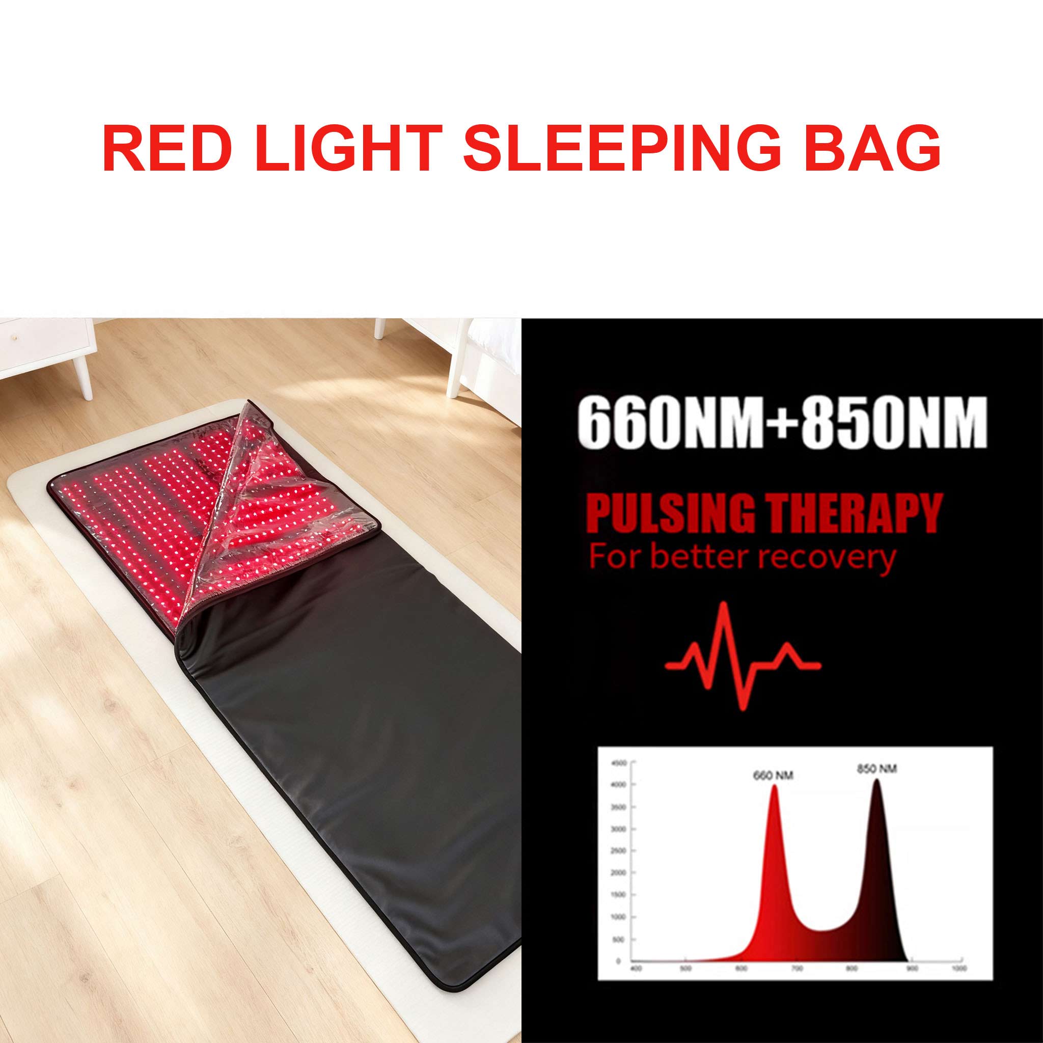 Red Light Blanket With Zipper Design5