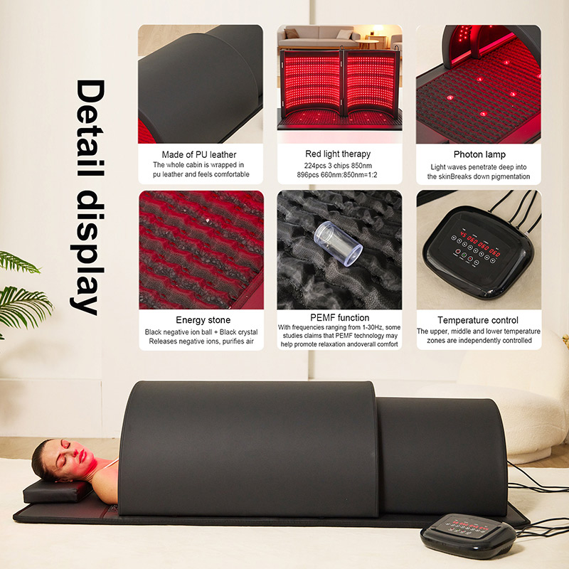 Red Light PEMF Sauna Dome10