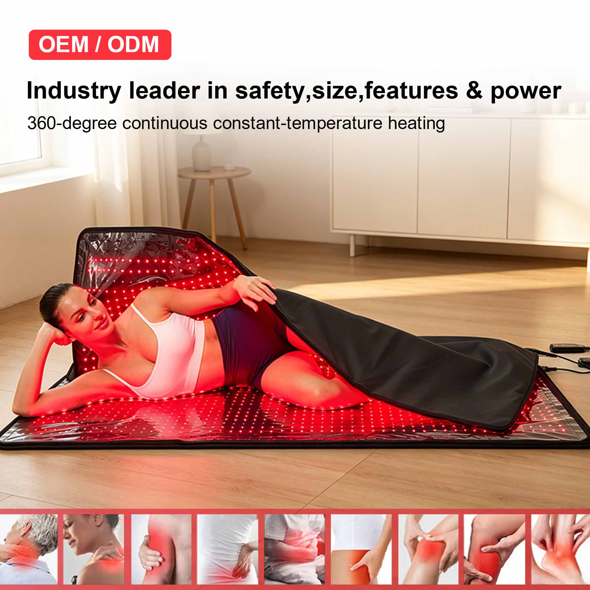 Red light therapy + Infrared ray heating blanket for Full Body2