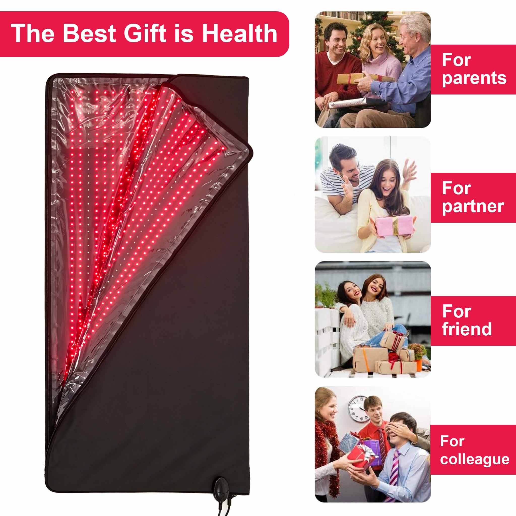 Red light therapy + Infrared ray heating blanket for Full Body9