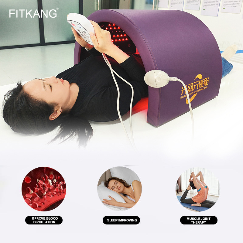 red light mini infrared sauna dome11