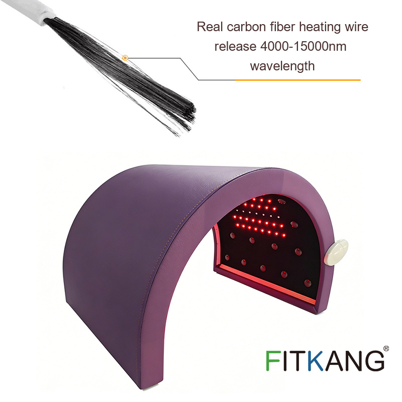 red light mini infrared sauna dome12