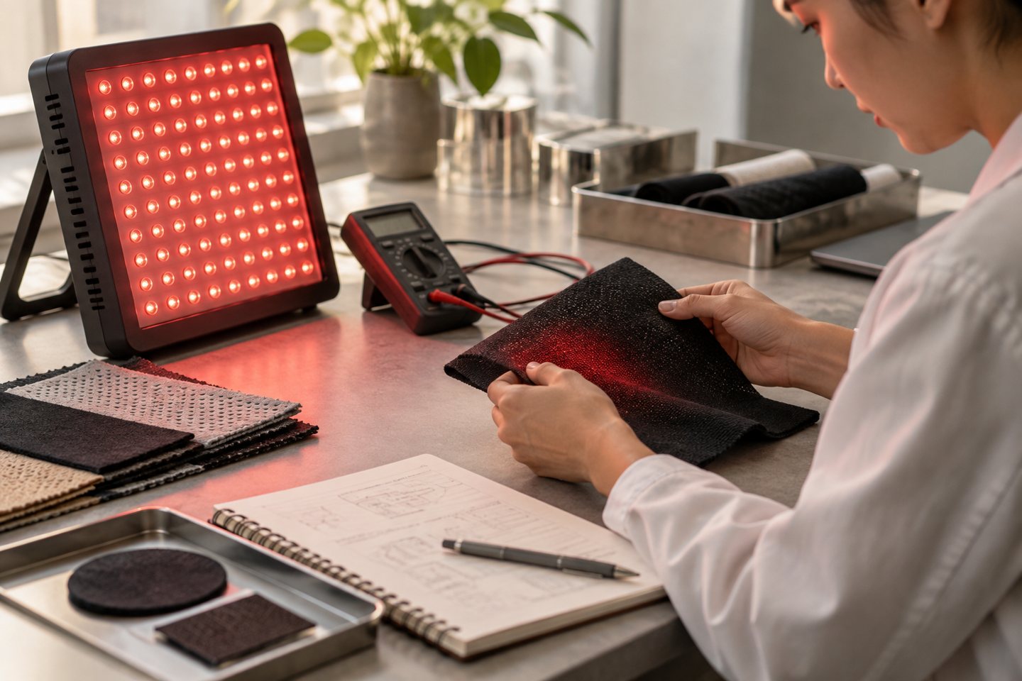 rd process for infrared wellness product development