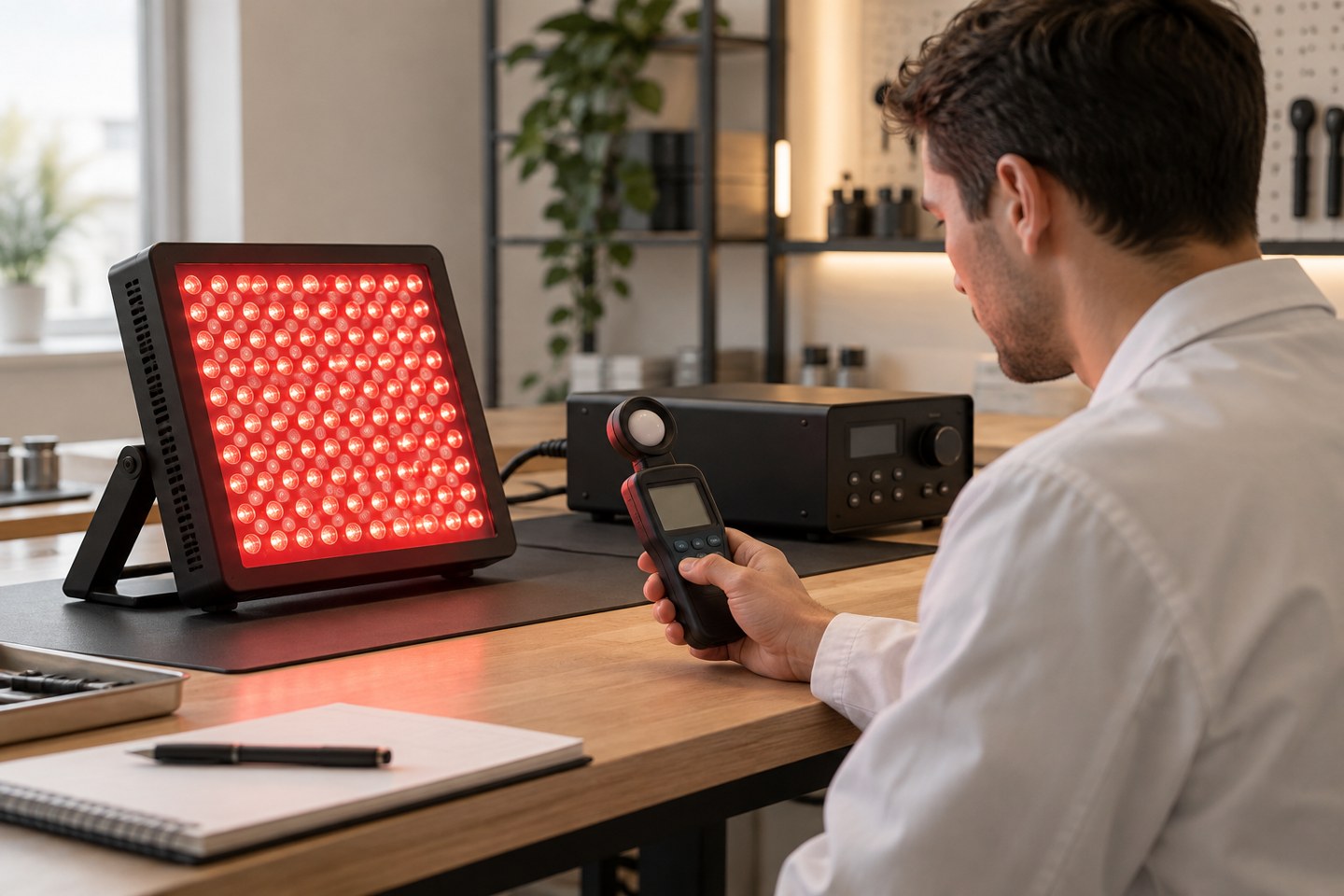 testing performance for infrared wellness product development